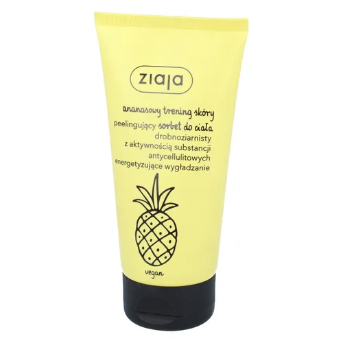 ziaja ananasowy - sorbet peelingujący do ciała, 160 ml