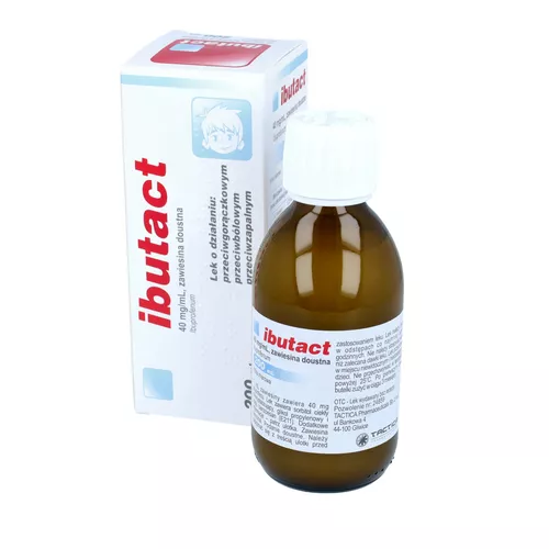 Ibutact 40 mg/ml, zawiesina doustna, 200 ml