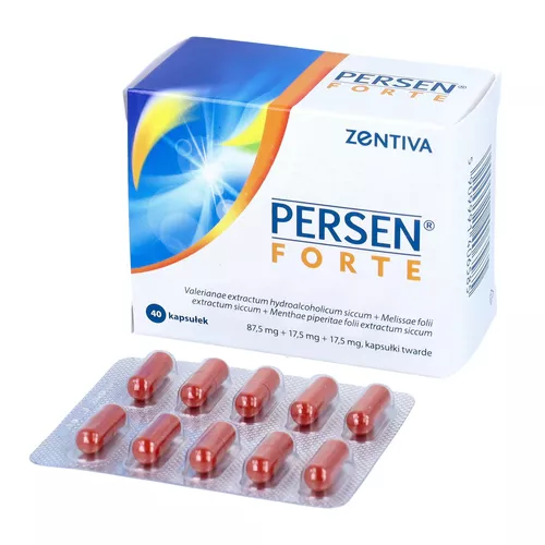 Persen Forte 87,5 mg + 17,5 mg + 17,5 mg, 40 kapsułek