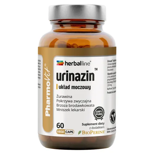 PharmoVit Herballine Urinazin Układ moczowy, 60 kapsułek roślinnych