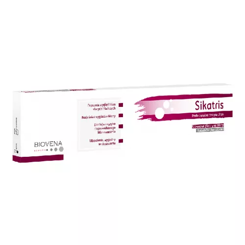 SIKATRIS - silikonowe plastry na blizny, 5 cm x 30 cm, 5 sztuk