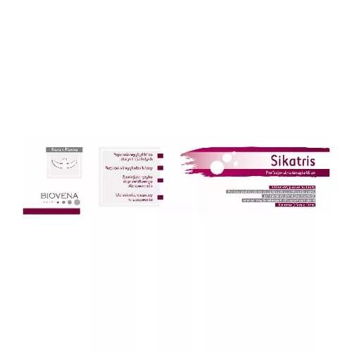 SIKATRIS - silikonowe plastry na blizny, kotwica, 25 cm x 10 cm, 1 sztuka