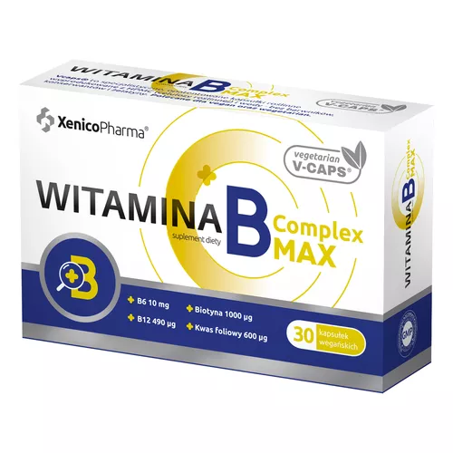 XenicoPharma Witamina B Complex Max, 30 kapsułek