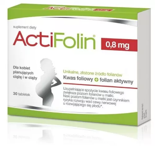 ActiFolin 0,8 mg, 30 tabletek