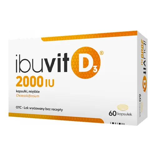 Ibuvit D3 2000 IU, 60 kapsułek
