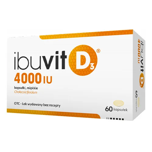 Ibuvit D3 4000 IU, 60 kapsułek