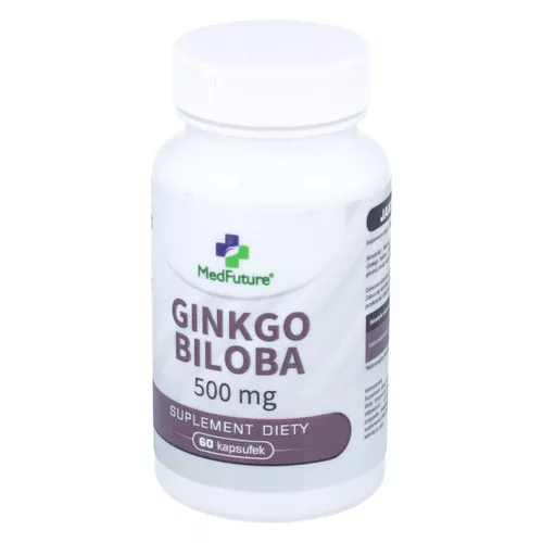 MedFuture Ginkgo biloba 500 mg, 60 kapsułek