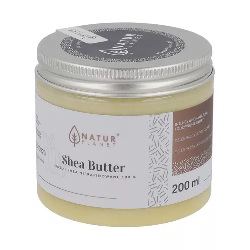 Natur Planet Shea Butter - Masło Shea 100% nierafinowane, 200 ml