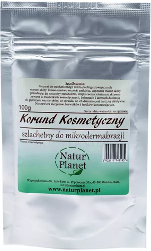 Natur Planet Korund kosmetyczny - Peeling do mikrodermabrazji, 100 g