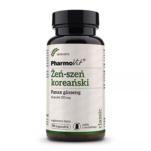PharmoVit Żeń-szeń koreański, 90 kapsułek