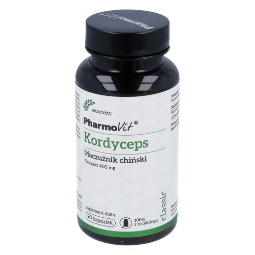 PharmoVit Kordyceps, maczużnik chiński, 90 kapsułek