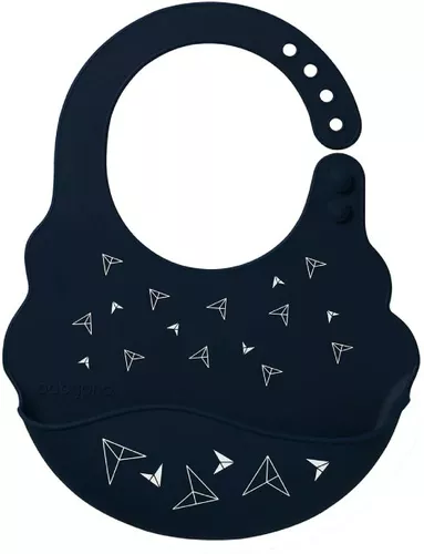 BabyOno - Silikonowy śliniak z regulowanym zapięciem 829/07, 1 sztuka