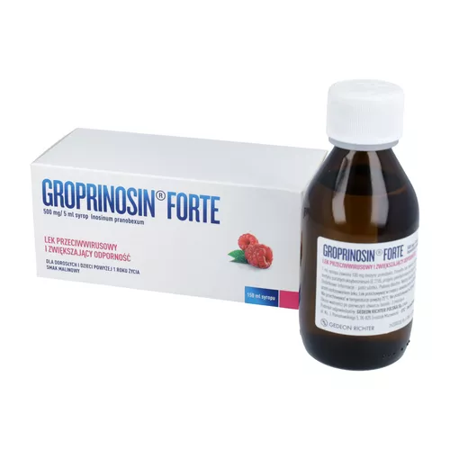 Groprinosin Forte 50 mg/5 ml, syrop, 150 ml