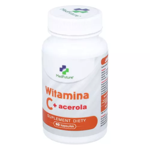 MedFuture Witamina C + Acerola, 60 kapsułek