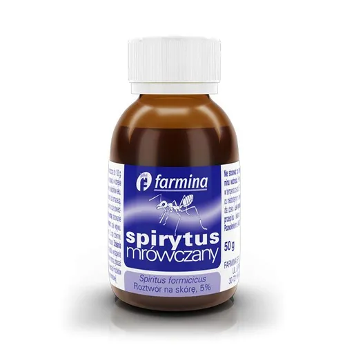 Spirytus mrówczany 5%, roztwór na skórę, 50 g