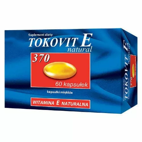 Tokovit E 370 natural, 60 kapsułek