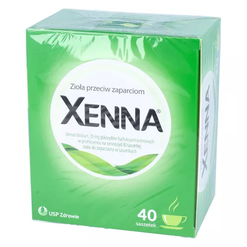 Xenna, 30 mg/saszetkę, zioła do zaparzania, 40 saszetek