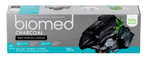 Biomed Charcoal - Pasta do zębów, 100 g
