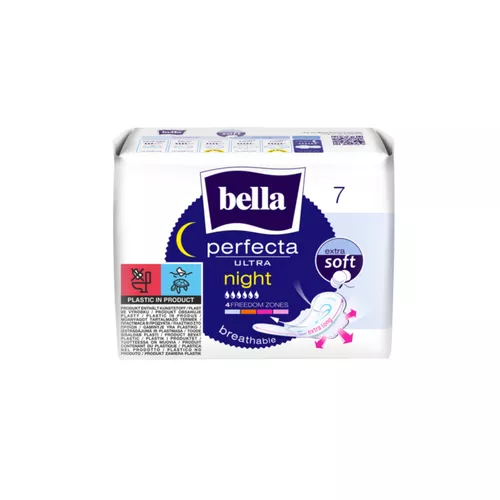 Bella Perfecta Ultra Night - podpaski higieniczne, extra soft, 7 sztuk