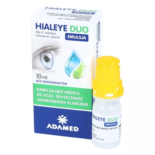 Hialeye Duo Emulsja - krople do oczu, 10 ml