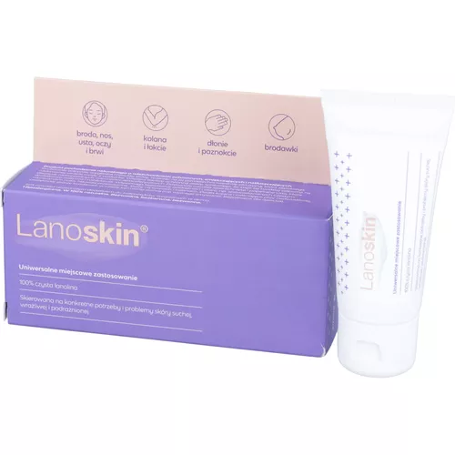 Lanoskin - 100% czysta lanolina na popękaną i suchą skórę, 30 g