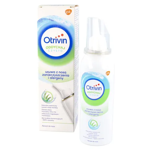 Otrivin - Oddychaj Czysto, aerozol do nosa, dla dorosłych i dzieci od 6 lat, 100 ml