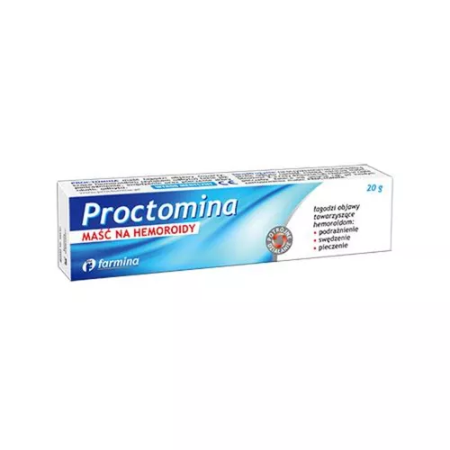 Proctomina - maść chłodząca na hemoroidy, 20 g