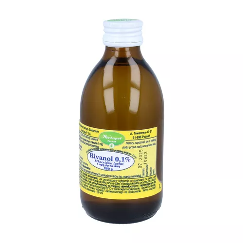 Rivanol 0,1% (1 mg/g), płyn na skórę, 250 g