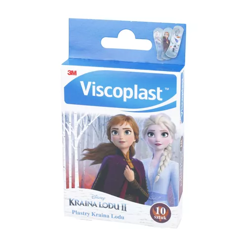 Viscoplast - Kraina Lodu, plastry dla dzieci, 10 sztuk