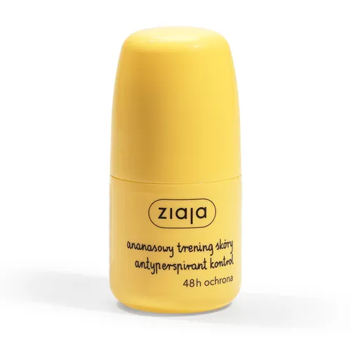 ziaja ananasowy trening skóry - antyperspirant kontrol, 60 ml