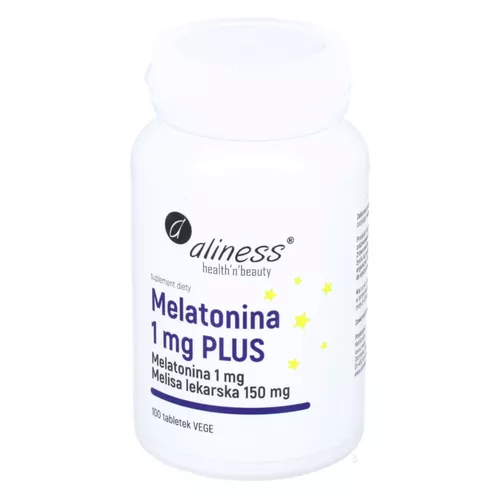 Aliness Melatonina 1 mg Plus, 100 tabletek