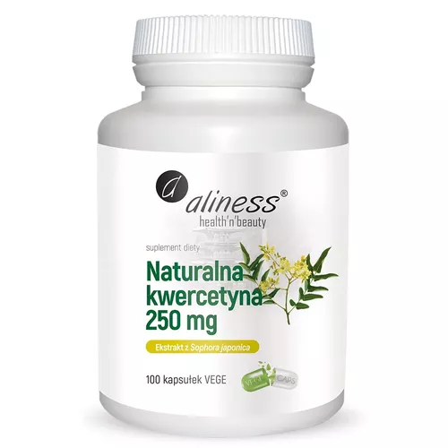 Aliness, naturalna kwercetyna, 100 kapsułek