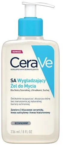 CeraVe - żel wygładzający do suchej i szorstkiej skóry twarzy, 236 ml