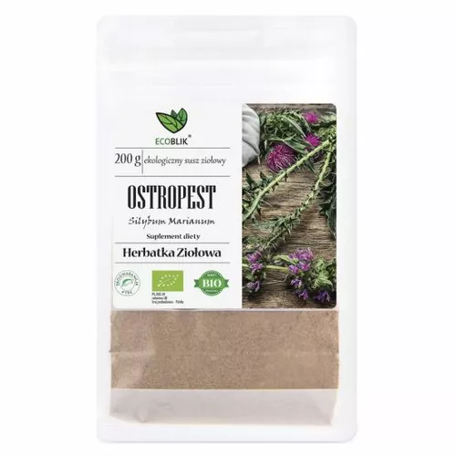 EcoBlik Ostropest mielony ekologiczny, 200 g