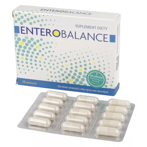 Zdrowe Korzyści Enterobalance, 15 kapsułek