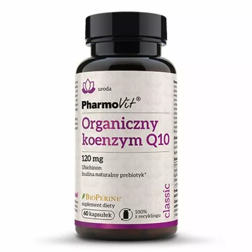 PharmoVit Organiczny koenzym Q10, 60 kapsułek