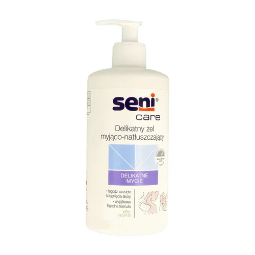 Seni Care - delikatny żel myjąco-natłuszczający, 500 ml