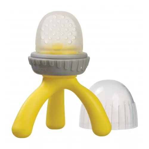 B.BOX - gryzak silikonowy do podawania pokarmów, Lemon Sherbet, 1 sztuka