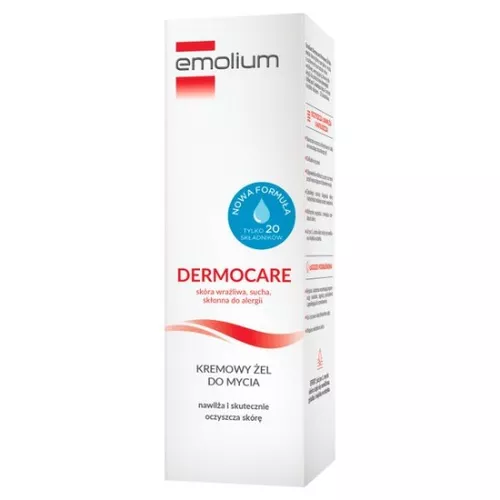 Emolium dermocare - kremowy żel do mycia, od 1 miesiąca, 200 ml