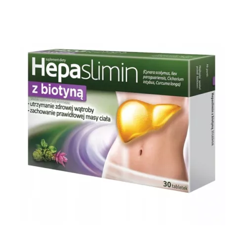 Hepaslimin z biotyną, 30 tabletek