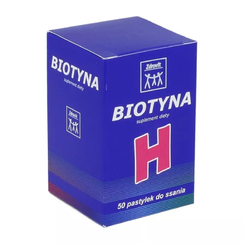 Zdrovit Biotyna, 50 pastylek do ssania