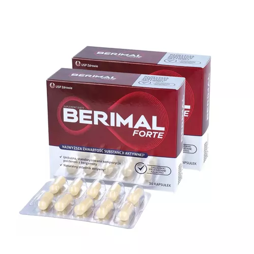 ZESTAW: 2 x Berimal Forte, 30 kapsułek