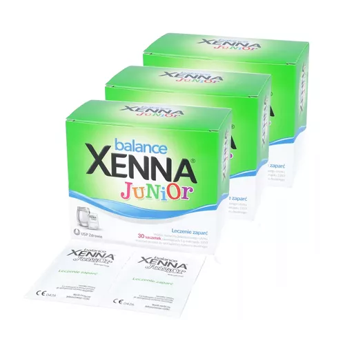 Zestaw Xenna Balance Junior - wsparcie układu pokarmowego, 3 x 30 saszetek
