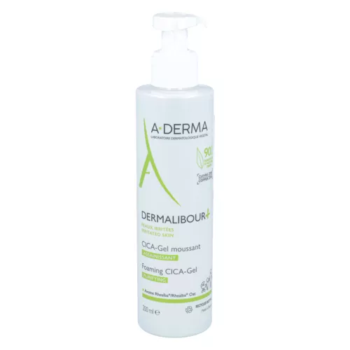 A-Derma Dermalibour + CICA - żel do mycia twarzy oraz ciała, 200 ml