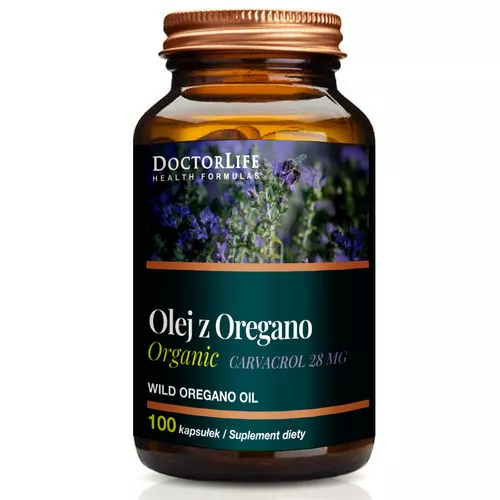 Doctor Life Olej z oregano, 100 kapsułek