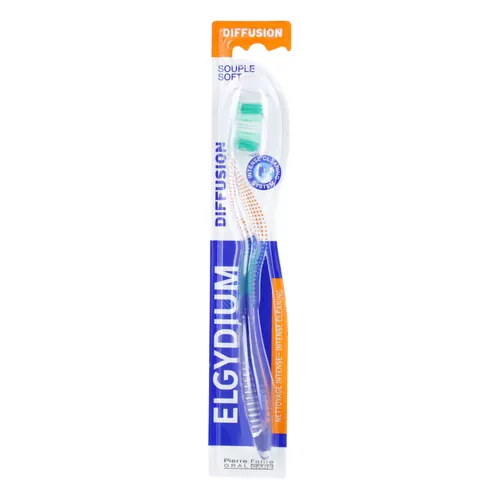 ELGYDIUM DIFFUSION - szczoteczka do zębów, soft, 1 sztuka