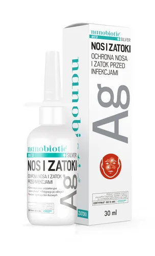 Nanobiotic - Silver, Nos i Zatoki, 30 ml