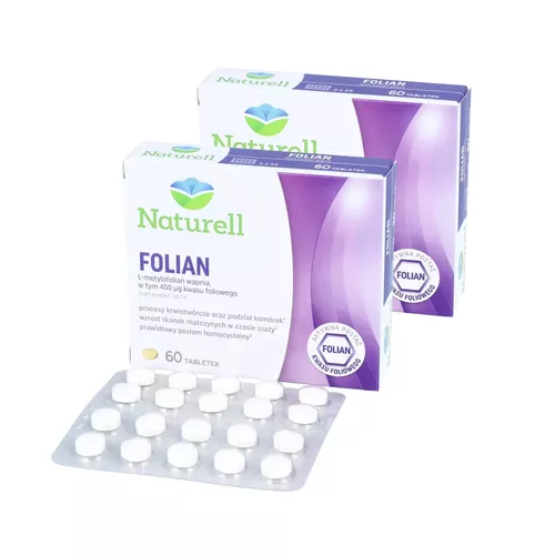 ZESTAW: 2 x Naturell Folian, 60 tabletek