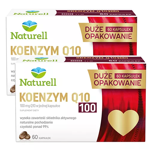 ZESTAW: 2 x Naturell Koenzym Q10 100, 60 kapsułek