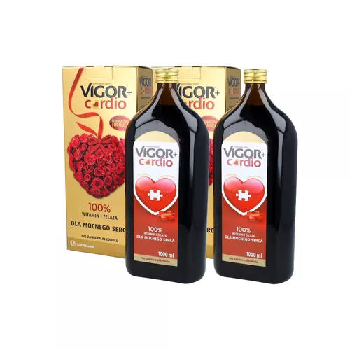ZESTAW: 2 x Vigor+ Cardio, płyn, 1000 ml